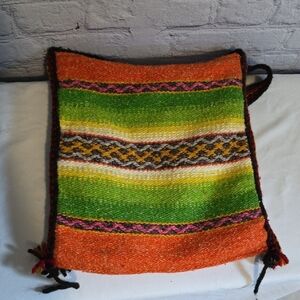 Mexican Blanket Purse Fully Lined